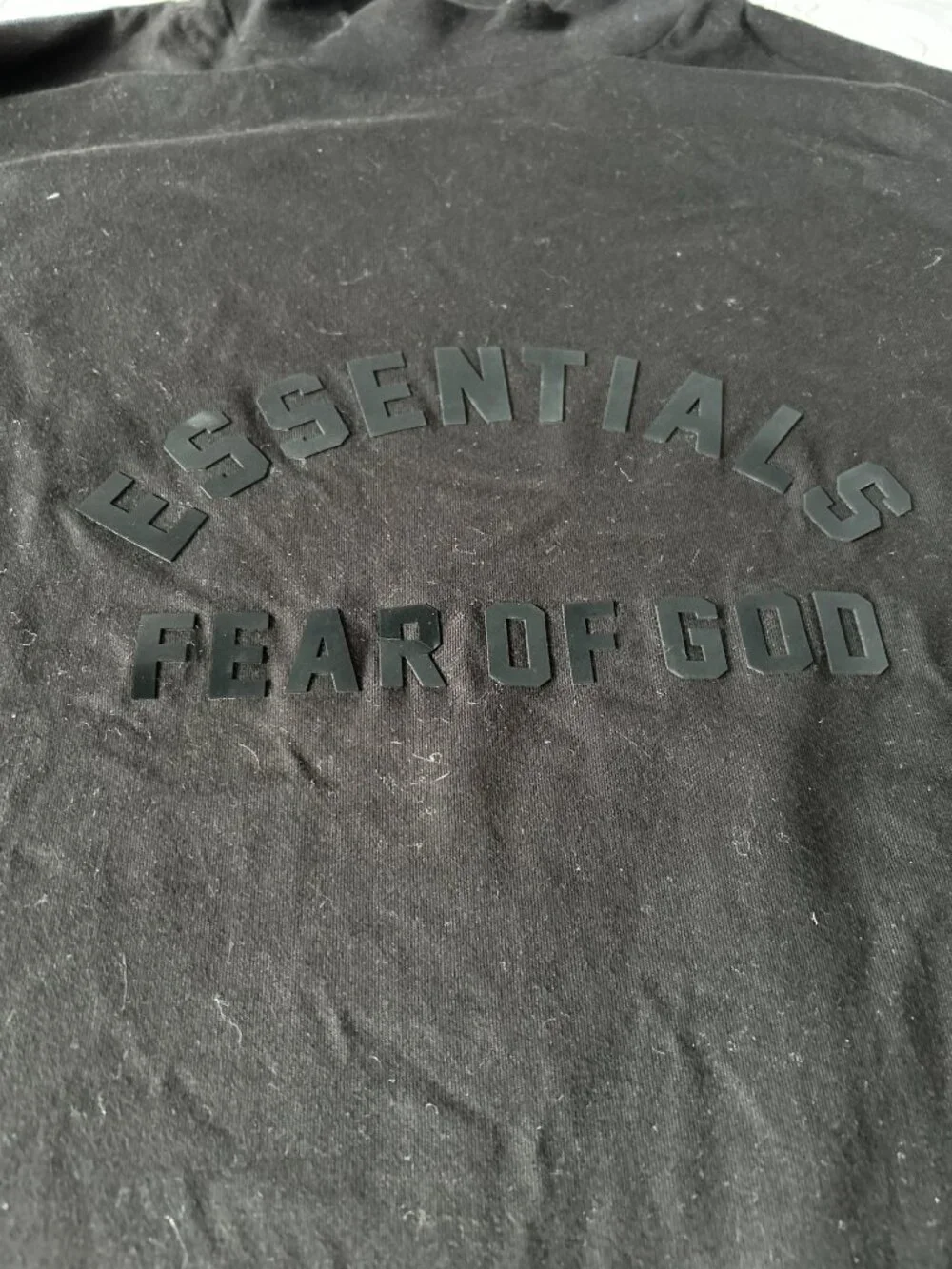 Fear of God Essentials Men's Jet Black Long Sleeve T-Shirt Size L NWT